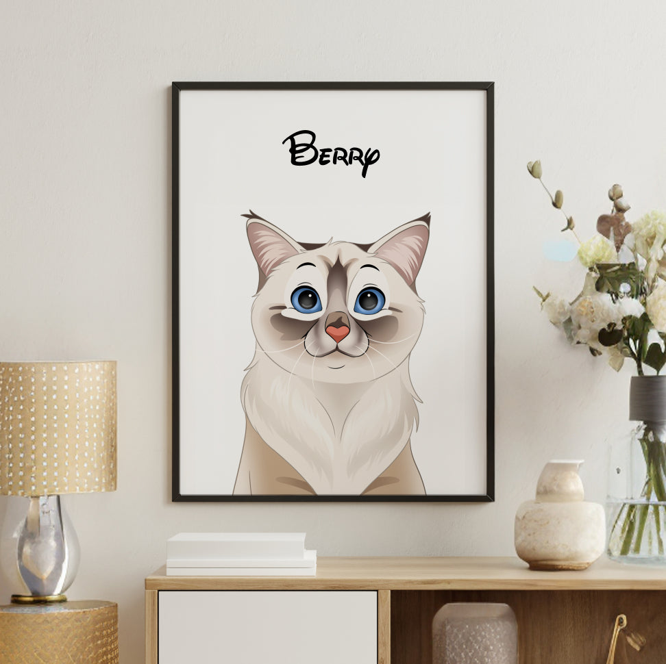PetsPortrait Disney Cartoon Huisdieren Portret