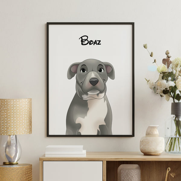 PetsPortrait Disney Cartoon Huisdieren Portret