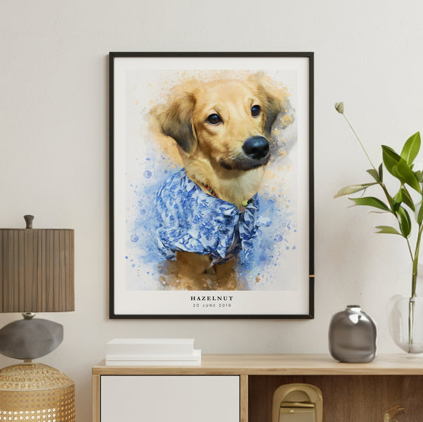 PetsPortrait Aquarel Huisdieren Portret