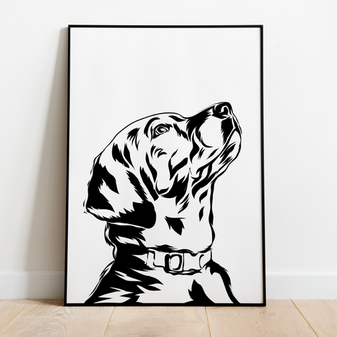 PetsPortrait Silhouette Huisdieren Portret