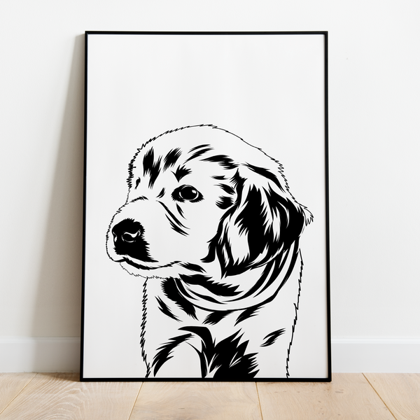 PetsPortrait Silhouette Huisdieren Portret