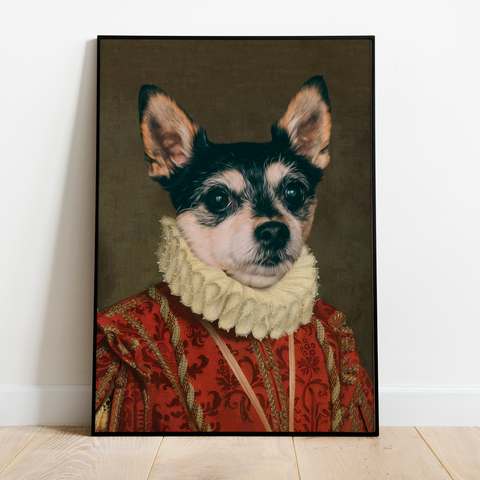 De Majesteit - Renaissance Huisdieren Portret