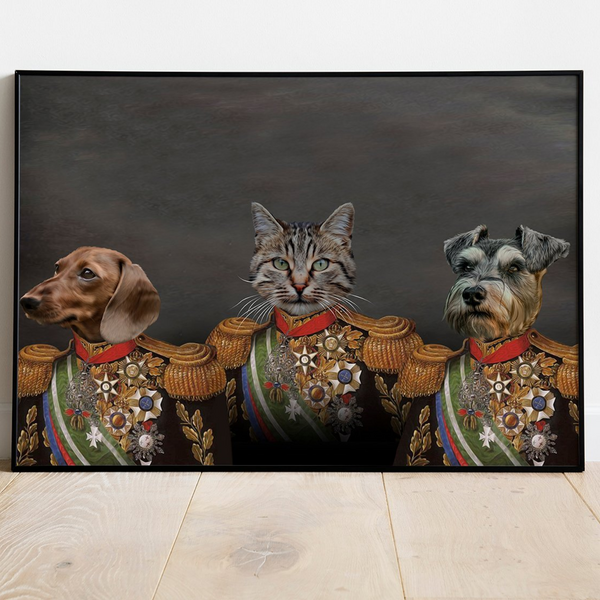 De President - Renaissance Huisdieren Portret